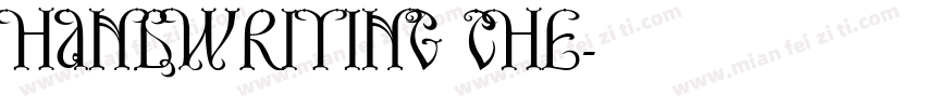 Handwriting Che字体转换